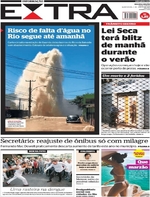 Capa do jornal Extra 05/01/2017