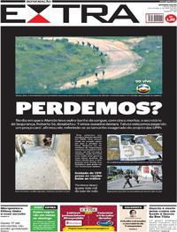 Capa do jornal Extra 05/05/2017