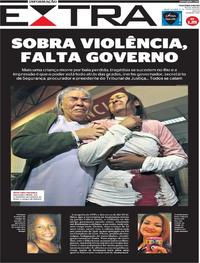 Capa do jornal Extra 05/07/2017