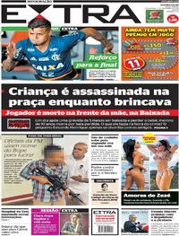 Capa do jornal Extra 05/12/2017
