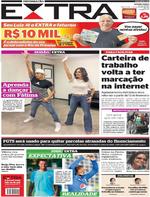 Capa do jornal Extra 07/02/2017