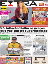 Capa do jornal Extra 07/05/2017