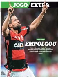 Capa do jornal Extra 09/03/2017