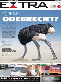 Capa do jornal Extra 09/06/2017