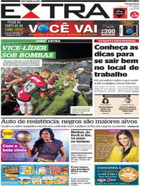 Capa do jornal Extra 09/07/2017