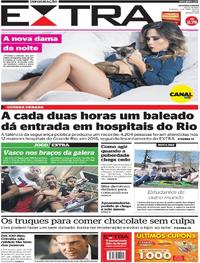 Capa do jornal Extra 10/04/2017