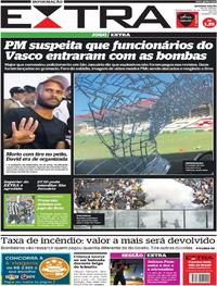 Capa do jornal Extra 10/07/2017