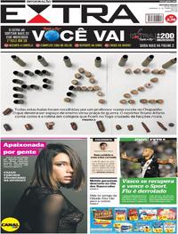 Capa do jornal Extra 11/06/2017