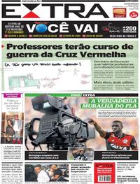 Capa do jornal Extra 12/06/2017