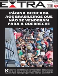 Capa do jornal Extra 13/04/2017