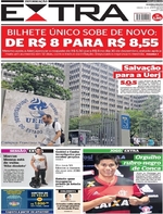 Capa do jornal Extra 14/01/2017