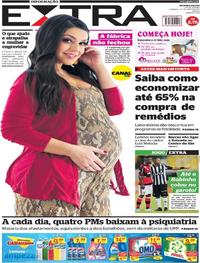 Capa do jornal Extra 14/05/2017