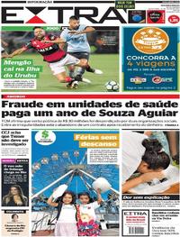 Capa do jornal Extra 14/07/2017