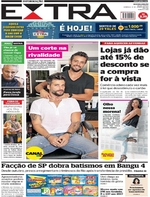Capa do jornal Extra 15/01/2017