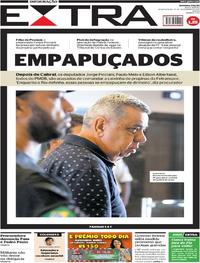 Capa do jornal Extra 15/11/2017