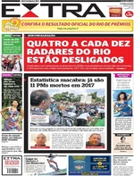 Capa do jornal Extra 16/01/2017