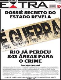 Capa do jornal Extra 16/08/2017