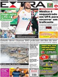 Capa do jornal Extra 16/10/2017