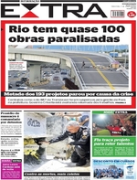 Capa do jornal Extra 17/01/2017