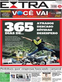 Capa do jornal Extra 17/06/2017