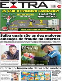 Capa do jornal Extra 17/09/2017