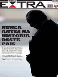 Capa do jornal Extra 18/05/2017
