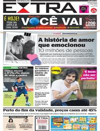 Capa do jornal Extra 18/06/2017