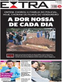 Capa do jornal Extra 18/08/2017