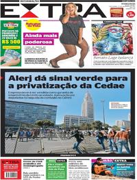 Capa do jornal Extra 21/02/2017