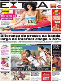 Capa do jornal Extra 21/05/2017