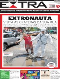 Capa do jornal Extra 22/03/2017