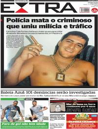 Capa do jornal Extra 22/04/2017