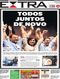 Capa do jornal Extra 23/11/2017