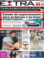 Capa do jornal Extra 24/01/2017