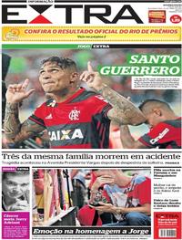 Capa do jornal Extra 24/04/2017
