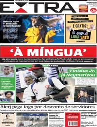 Capa do jornal Extra 24/05/2017