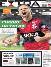 Capa do jornal Extra 24/08/2017