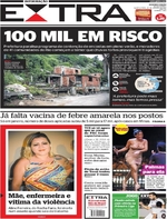 Capa do jornal Extra 25/01/2017