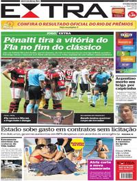 Capa do jornal Extra 27/03/2017