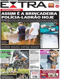 Capa do jornal Extra 27/04/2017