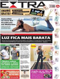 Capa do jornal Extra 27/05/2017