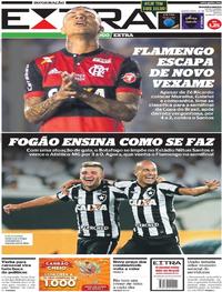 Capa do jornal Extra 27/07/2017