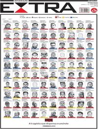 Capa do jornal Extra 27/08/2017