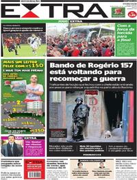 Capa do jornal Extra 26/09/2017