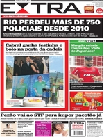 Capa do jornal Extra 28/01/2017