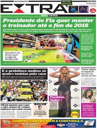 Capa do jornal Extra 28/07/2017