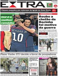 Capa do jornal Extra 28/09/2017