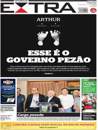 Capa do jornal Extra 31/07/2017