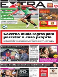 Capa do jornal Extra 01/08/2018