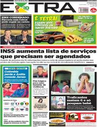Capa do jornal Extra 04/07/2018